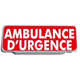 Clip Pare Soleil Ambulance d'Urgence Rétro-Réfléchissant