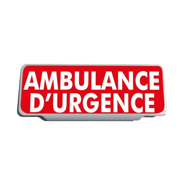 Clip Pare Soleil Ambulance d'Urgence Rétro-Réfléchissant