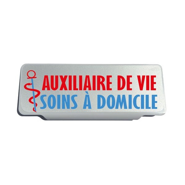 Clip Pare Soleil Auxiliaire de Vie Soins à Domicile Rétro-Réfléchissant