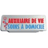 Clip Pare Soleil Auxiliaire de Vie Soins à Domicile Rétro-Réfléchissant
