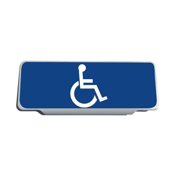 Clip Pare Soleil Handicapé Logo Rétro-Réfléchissant