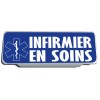 Clip Pare Soleil Infirmier en Soins Bleu Rétro-Réfléchissant