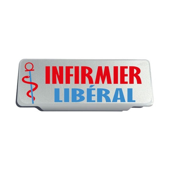Clip Pare Soleil Infirmier Libéral Rétro-Réfléchissant
