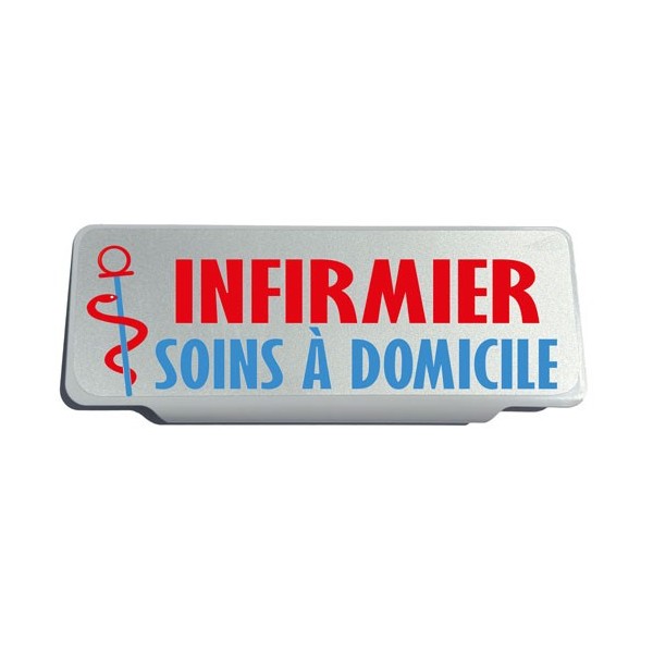Clip Pare Soleil Infirmier Soins à Domicile Rétro-Réfléchissant