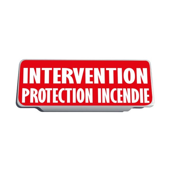 Clip Pare Soleil Intervention Protection Incendie Rétro-Réfléchissant