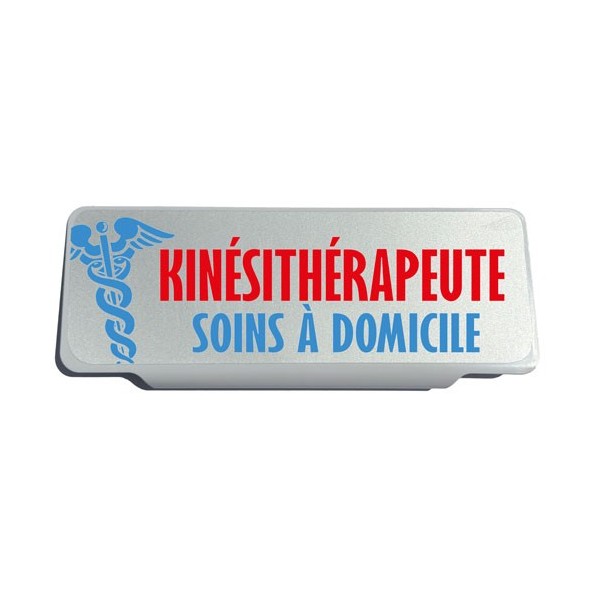 Clip Pare Soleil Kinésithérapeute Soins à Domicile Rétro-Réfléchissant