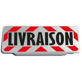 Clip Pare Soleil Livraison Barres Rouges Rétro-Réfléchissant