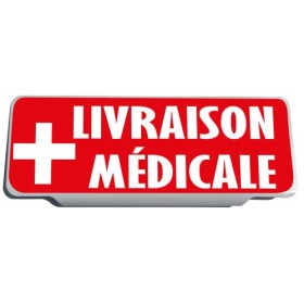 Clip Pare Soleil Livraison Médicale Rétro-Réfléchissant