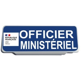 Clip Pare Soleil Officier Ministériel Rétro-Réfléchissant