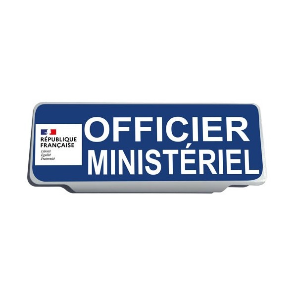 Clip Pare Soleil Officier Ministériel Rétro-Réfléchissant