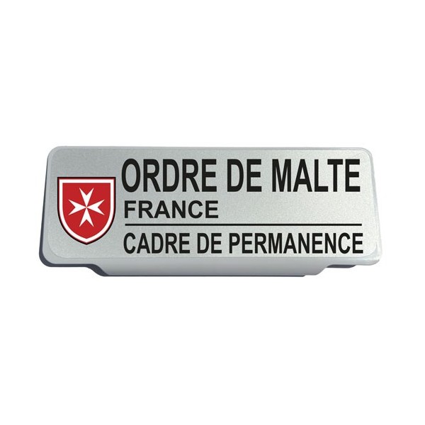 Clip Pare Soleil Ordre de Malte France Cadre de Permanence Rétro-Réfléchissant