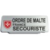 Clip Pare Soleil Ordre de Malte France Secouriste Rétro-Réfléchissant