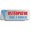 Clip Pare Soleil Ostéopathe Soins à Domicile Rétro-Réfléchissant