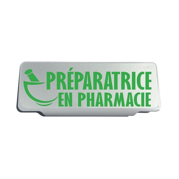 Clip Pare Soleil Préparatrice en Pharmacie Rétro-Réfléchissant