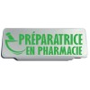 Clip Pare Soleil Préparatrice en Pharmacie Rétro-Réfléchissant
