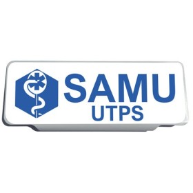 Clip Pare Soleil SAMU UTPS Rétro-Réfléchissant