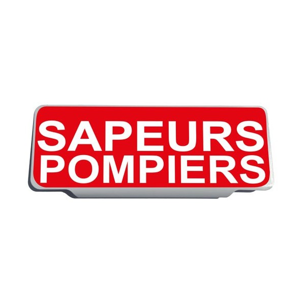Clip Pare Soleil Sapeurs Pompiers Rétro-Réfléchissant