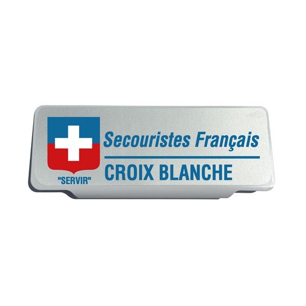Clip Pare Soleil Secouristes Français Rétro-Réfléchissant