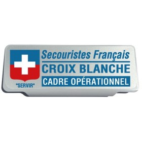 Clip Pare Soleil Secouristes Français Cadre Opérationnel Rétro-Réfléchissant