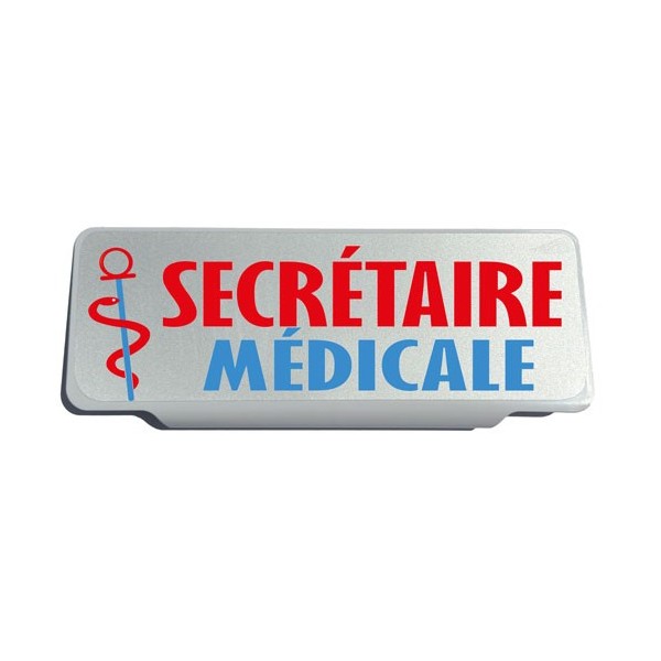 Clip Pare Soleil Secrétaire Médicale Rétro-Réfléchissant