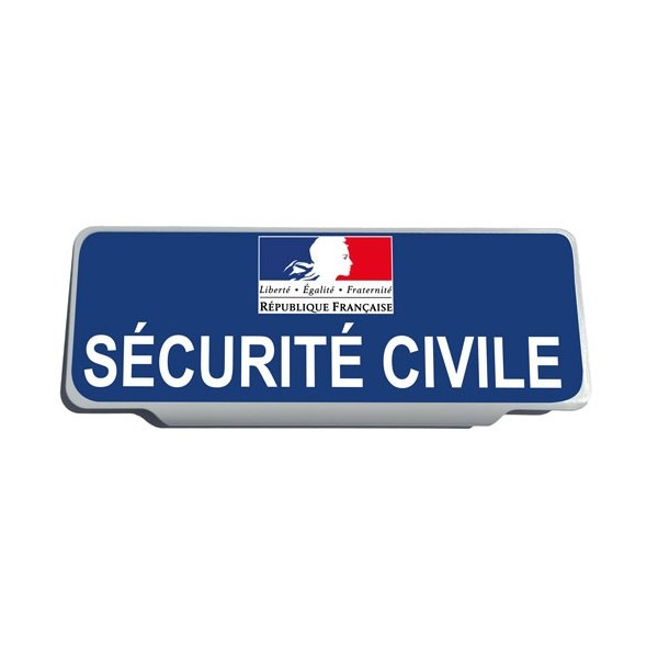 Clip Pare Soleil Sécurité Civile Rétro-Réfléchissant