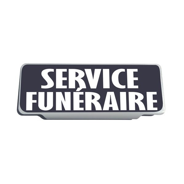 Clip Pare Soleil Service Funéraire Mauve Rétro-Réfléchissant