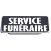 Clip Pare Soleil Service Funéraire Mauve Rétro-Réfléchissant