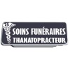 Clip Pare Soleil Soins Funéraires Thanatopracteur Rétro-Réfléchissant