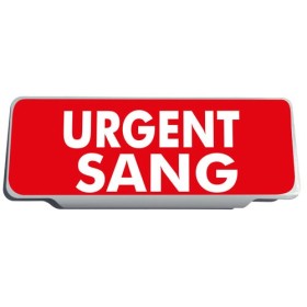 Clip Pare Soleil Urgent Sang Rétro-Réfléchissant