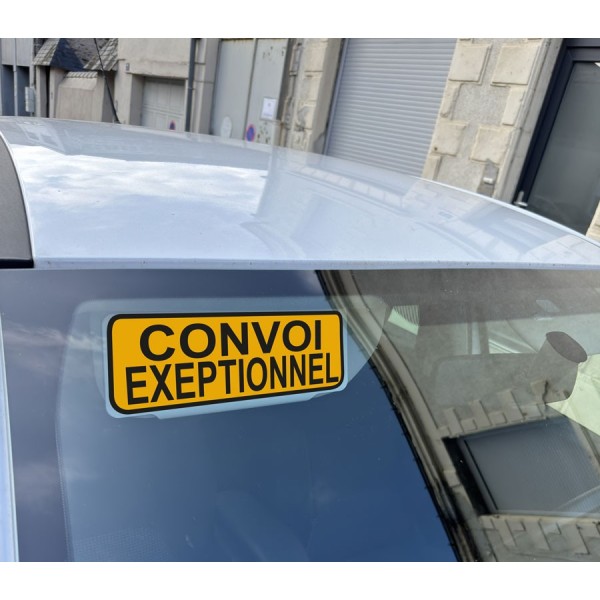 Clip Pare Soleil Convoi Exceptionnel Rétro-Réfléchissant
