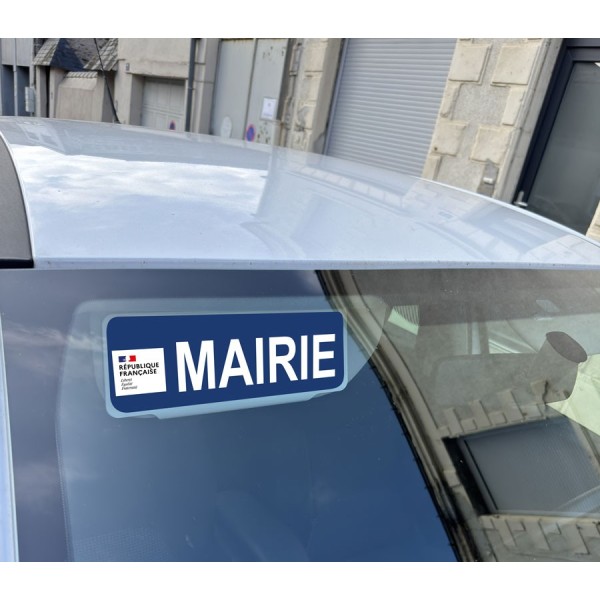 Clip Pare Soleil Mairie Rétro-Réfléchissant