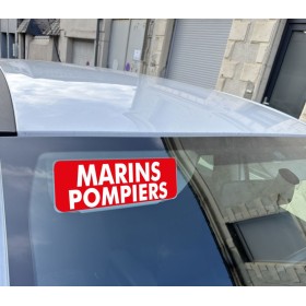 Clip Pare Soleil Marins Pompiers Rétro-Réfléchissant
