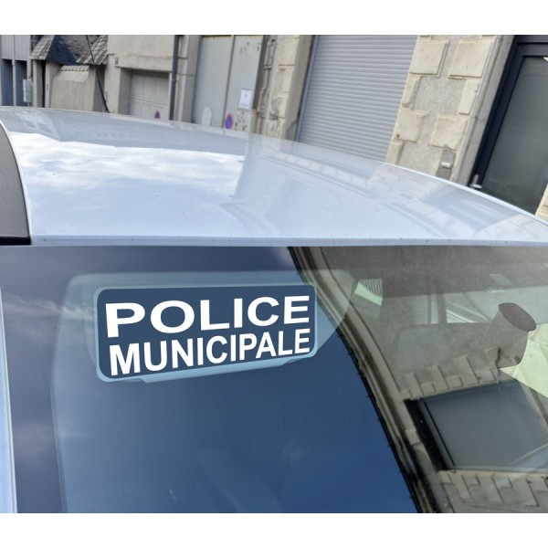 Clip Pare Soleil Police Municipale Rétro-Réfléchissant