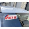 Clip Pare Soleil Préparatrice en Pharmacie Rétro-Réfléchissant