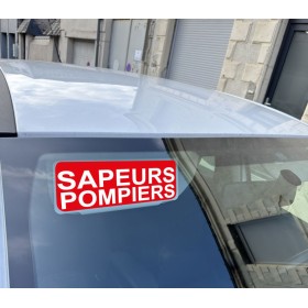 Clip Pare Soleil Sapeurs Pompiers Rétro-Réfléchissant