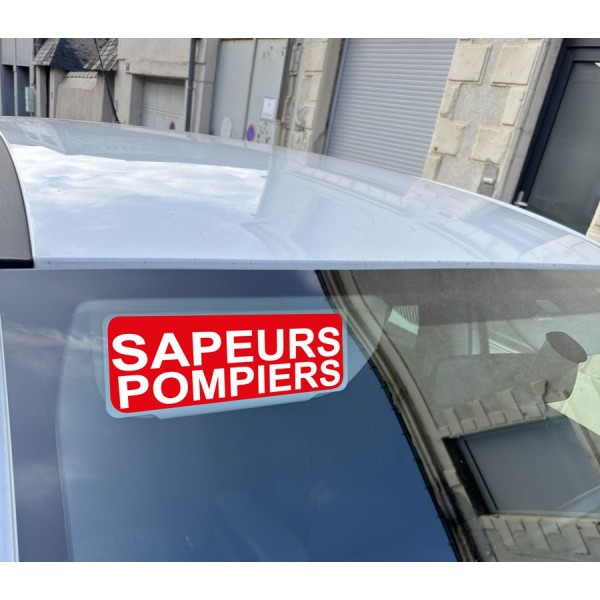 Clip Pare Soleil Sapeurs Pompiers Rétro-Réfléchissant