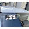 Clip Pare Soleil Service Funéraire Mauve Rétro-Réfléchissant
