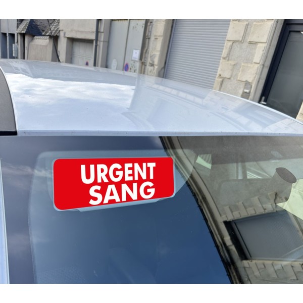 Clip Pare Soleil Urgent Sang Rétro-Réfléchissant