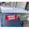 Clip Pare Soleil Urgent Sang Rétro-Réfléchissant