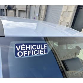 Clip Pare Soleil Véhicule Officiel Rétro-Réfléchissant