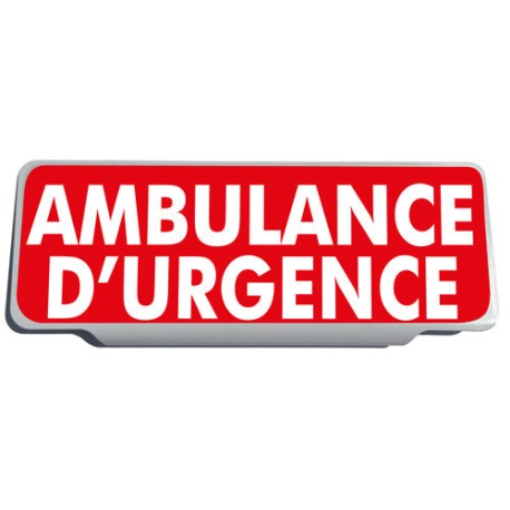 Clip Pare Soleil Ambulance d'Urgence Rétro-Réfléchissant