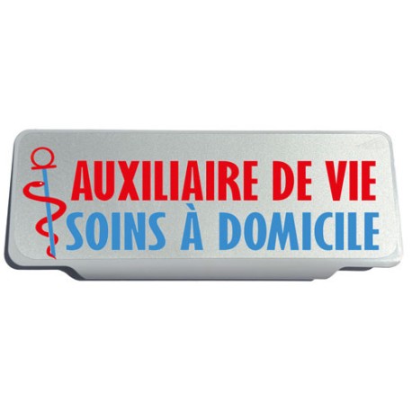 Clip Pare Soleil Auxiliaire de Vie Soins à Domicile Rétro-Réfléchissant