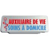 Clip Pare Soleil Auxiliaire de Vie Soins à Domicile Rétro-Réfléchissant