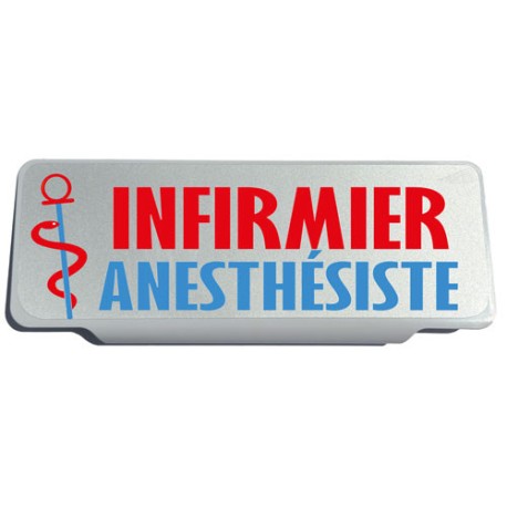 Clip Pare Soleil  Infirmier Anesthésiste Rétro-Réfléchissant