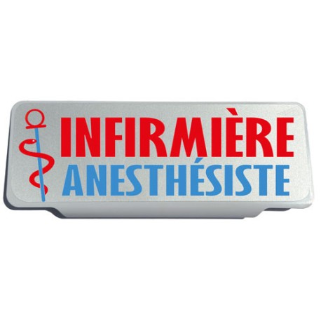Clip Pare Soleil  Infirmière Anesthésiste Rétro-Réfléchissant