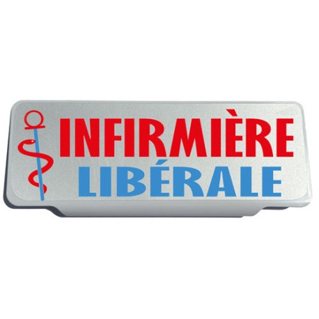 Clip Pare Soleil  Infirmière Libérale Rétro-Réfléchissant
