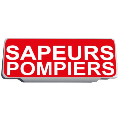Clip Pare Soleil Sapeurs Pompiers Rétro-Réfléchissant