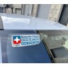 Clip Pare Soleil Secouristes Français Cadre Opérationnel Auto Réfléchissant