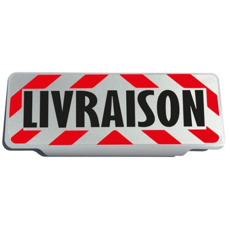 Clip Pare Soleil Livraison Barres Rouges Rétro-Réfléchissant