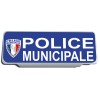 Clip Pare Soleil Police Municipale Logo Rétro-Réfléchissant